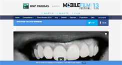 Desktop Screenshot of mobilefilmfestival.com